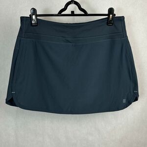 Free Fly Womens Active Skort Blue Dusk Sz Large Athletic Running Exercise Perfor